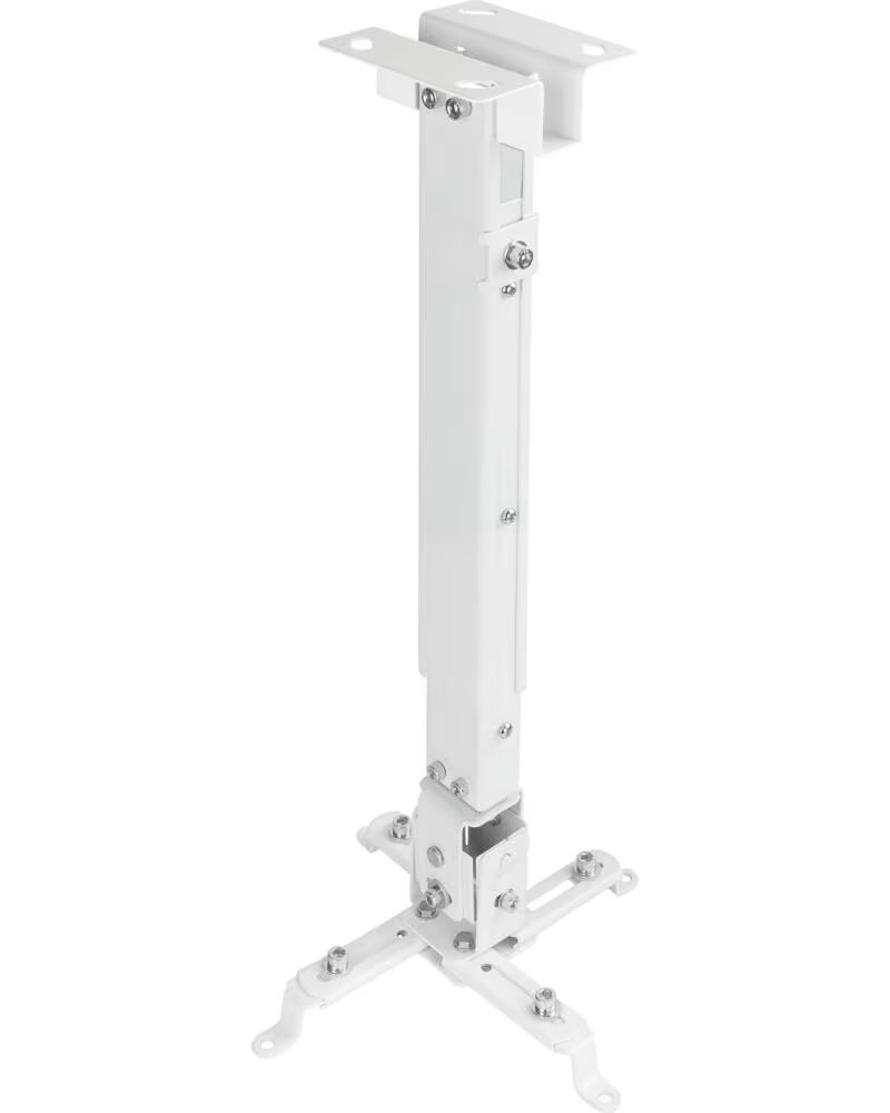 TOOQ Soporte de proyector de techo pj2012t - w blanco distancia 130 - 650 mm