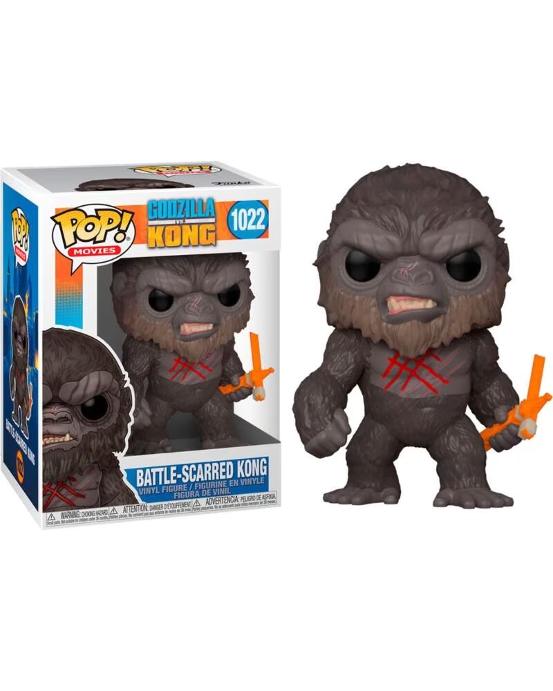 FUNKO pop cine godzilla vs kong kong herido 50954