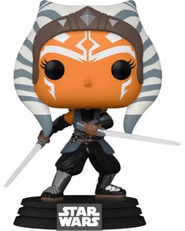 FUNKO pop star wars the mandalorian ahsoka con sables 54527