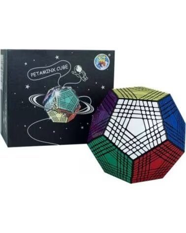 SHENGSHOU Cubo de rubik petaminx dodecaedro 9x9 negro