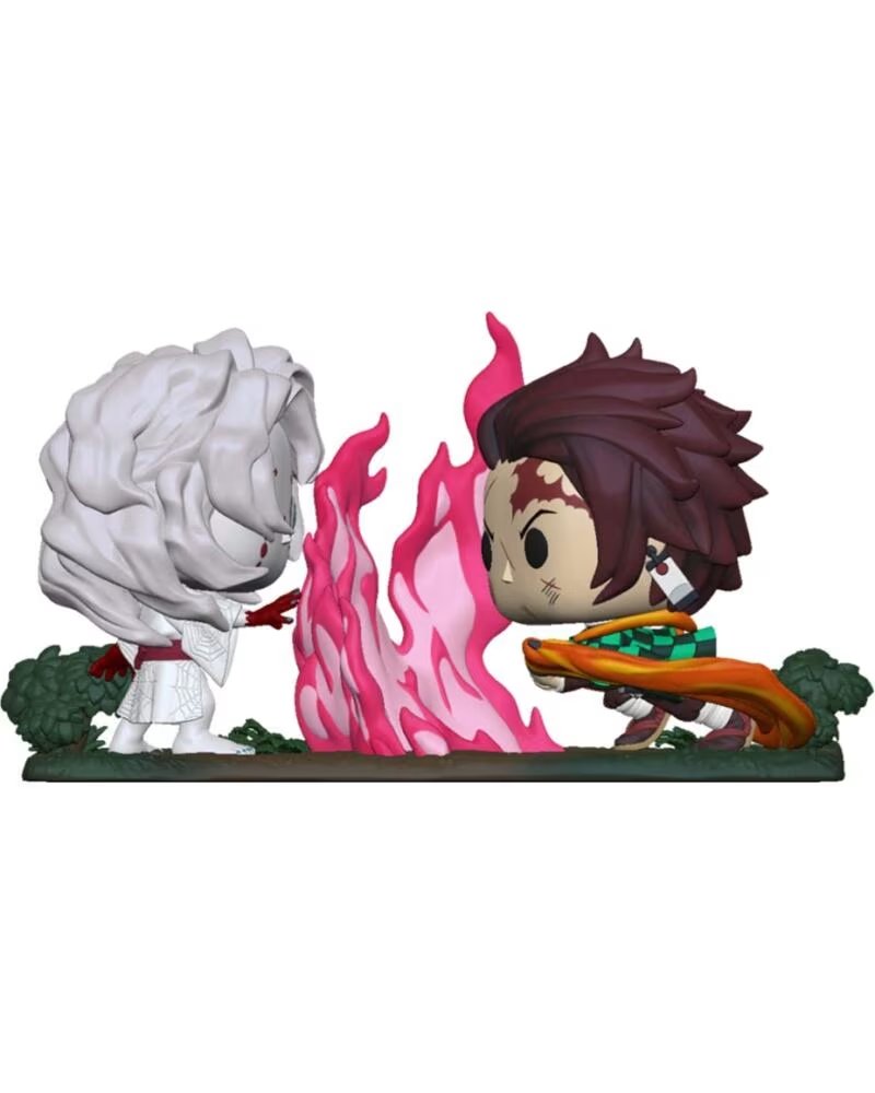 FUNKO pop moment animacion demon slayer kimetsu no yaiba tanjiro vs rui