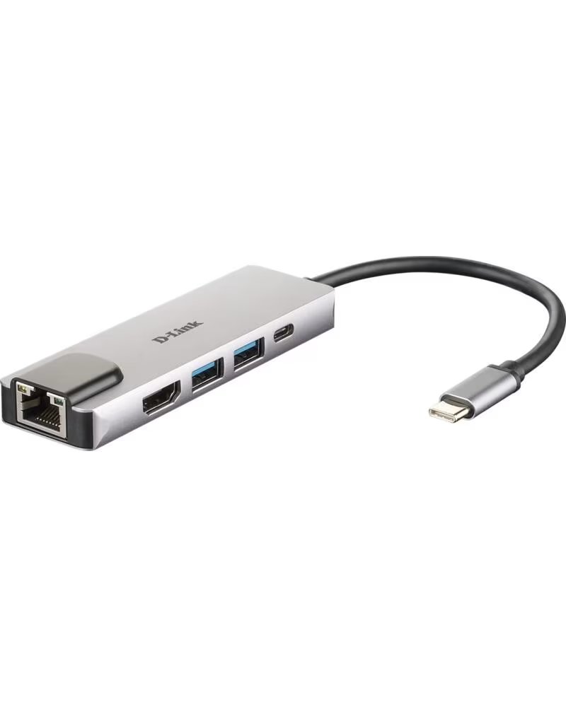 DLINK Hub d - link dub - m520 2 usb 3 1 hdmi rj45 usb tipo c