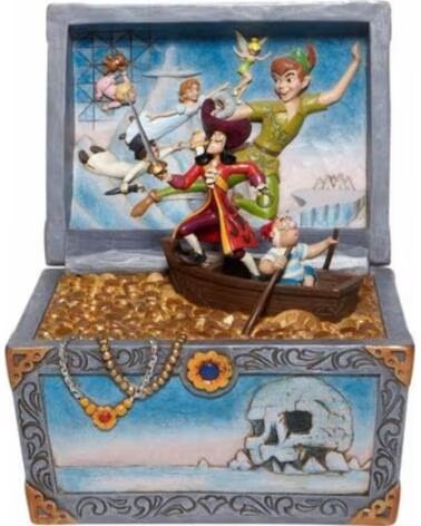 ENESCO Figura disney peter pan cofre del tesoro peter pan garfio compania