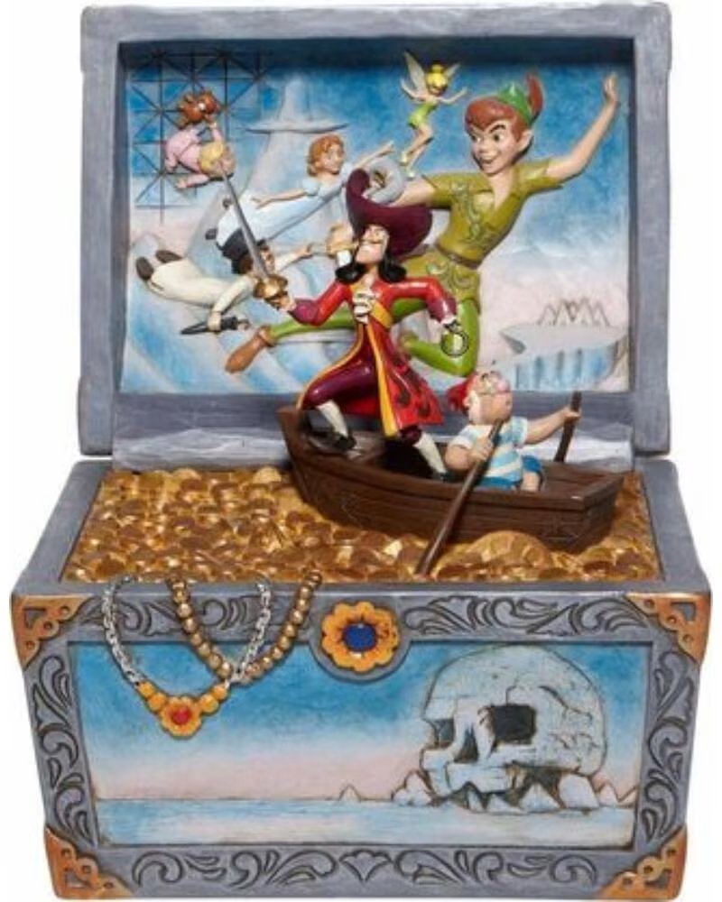 ENESCO Figura disney peter pan cofre del tesoro peter pan garfio compania