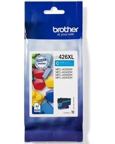 BROTHER Cartucho de Tinta Original LC-426 XL Alta Capacidad- Cian