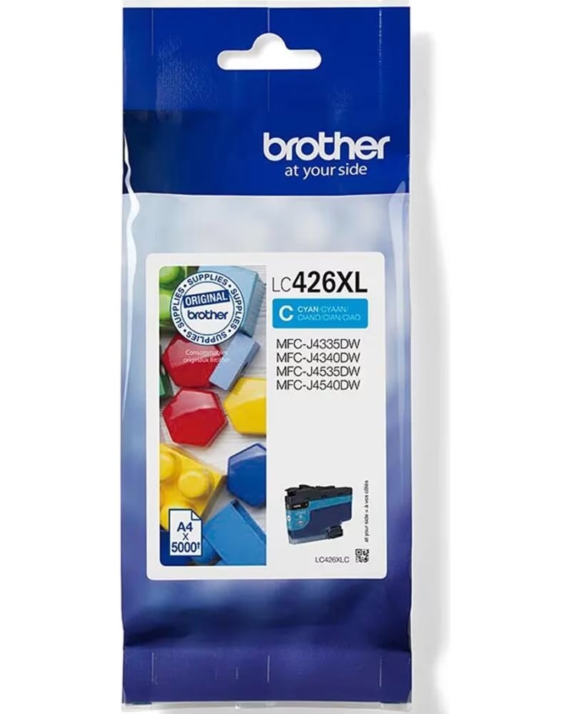 BROTHER Cartucho de Tinta Original LC-426 XL Alta Capacidad- Cian