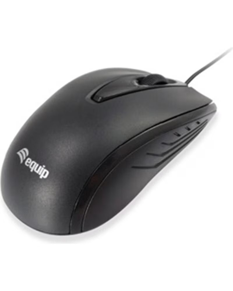 EQUIP Mouse raton compact life optico usb 1000 dpi negro