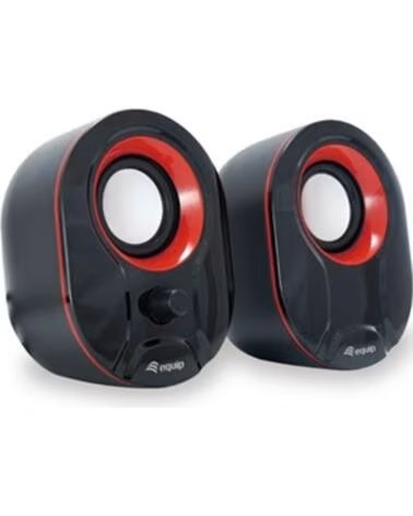 EQUIP Altavoces life 2 0 245332 negro y rojo