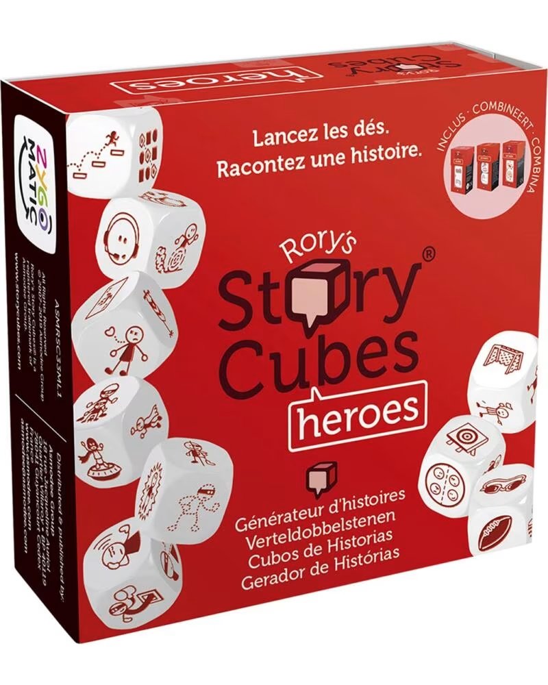 ASMODEE Juego de mesa story cubes heroes pegi 8