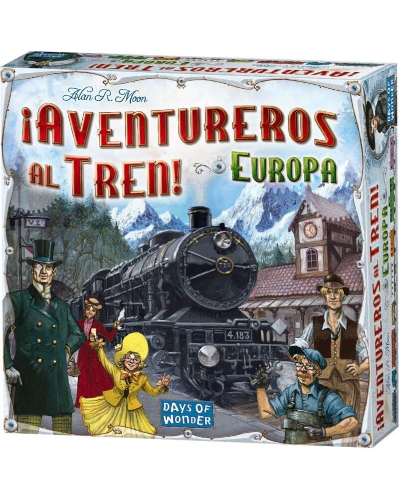 ASMODEE Juego de mesa aventureros al tren europa pegi 8