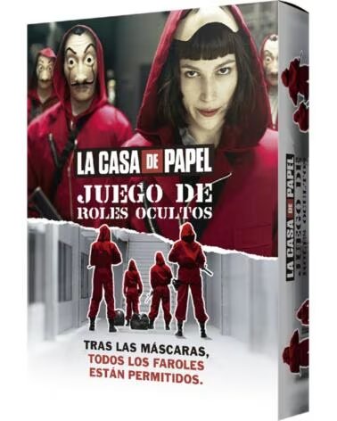 ASMODEE Juego de mesa la casa de papel roles ocultos pegi 14