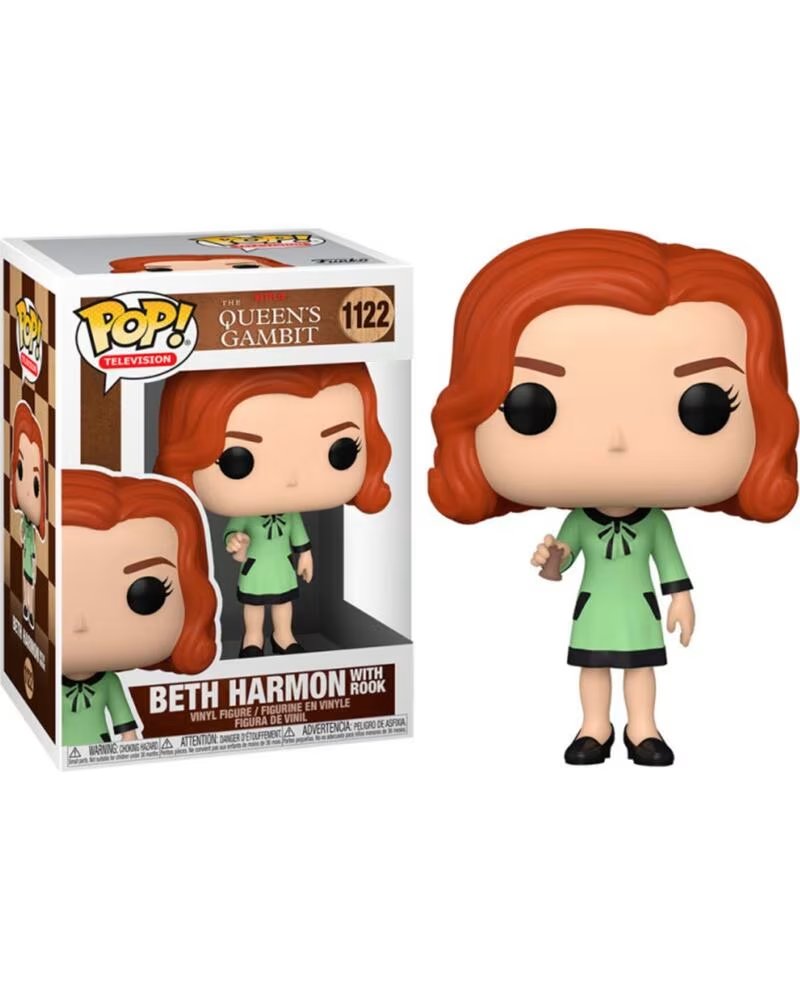 FUNKO pop series tv gambito de dama queens gambit beth harmon con torre 57689