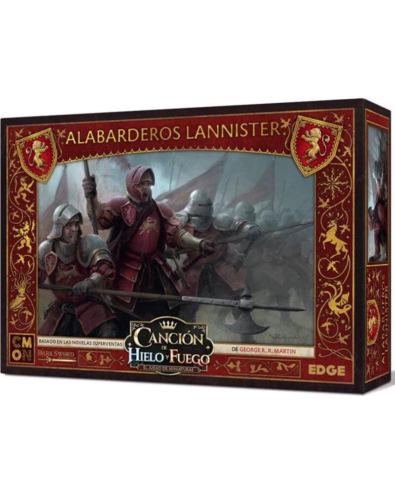 ASMODEE Juego de mesa cancion de hielo y fuego alabarderos lannister pegi 14