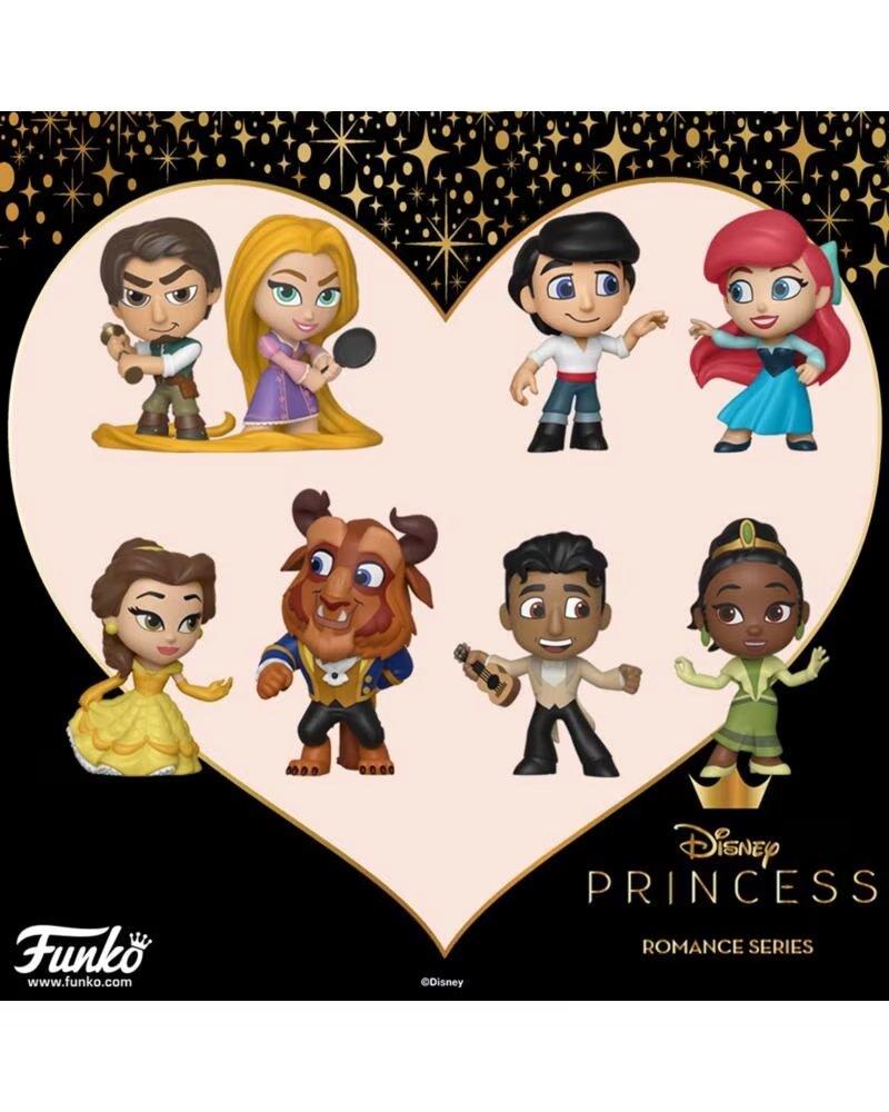 FUNKO Mistery mini disney royal romance enredados flynn rapunzel pack 2