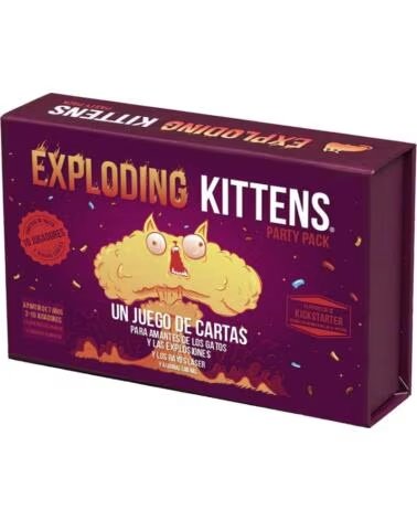ASMODEE Juego de mesa exploding kittens party pack pegi 7