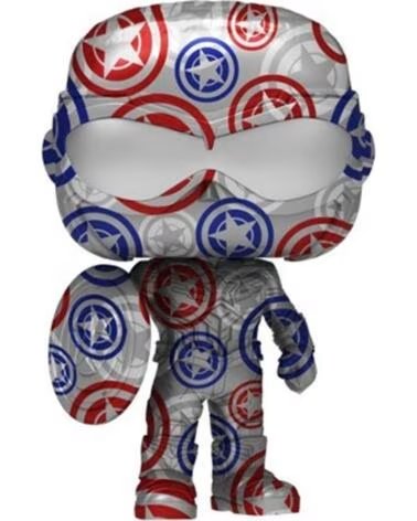 FUNKO pop marvel falcon the winter soldier artist series patriotic age falcon edicion especial 56153