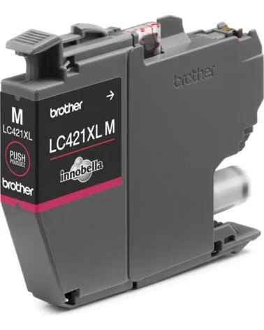 BROTHER Cartucho tinta lc421xlm magenta 500 paginas