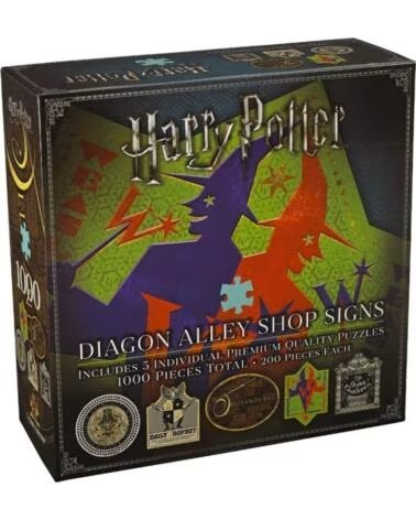 THE NOBLE COLLECTION Puzzle harry potter callejon diagon simbolos logos tiendas 1000 piezas