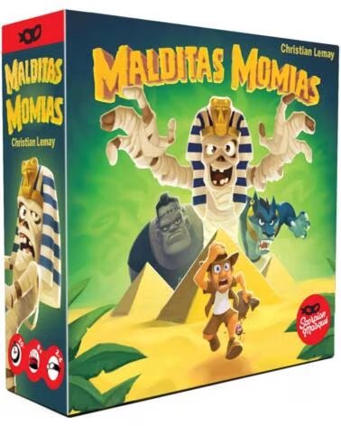 ASMODEE Juego de mesa malditas momias pegi 8