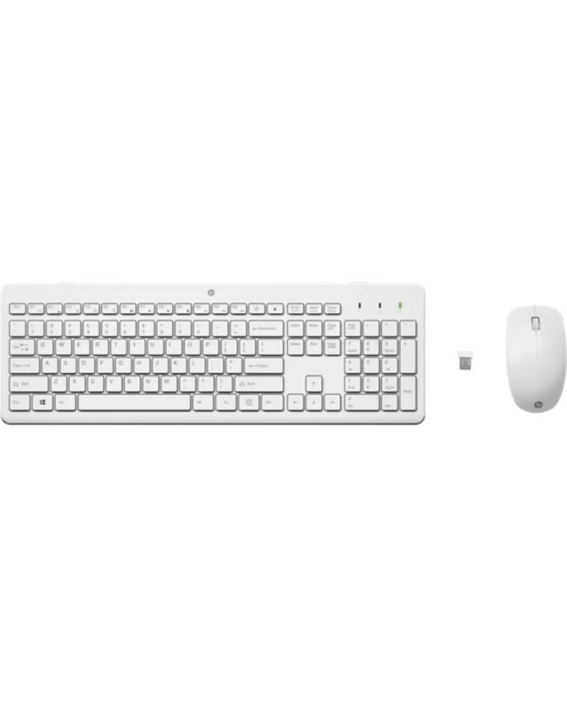 HP Teclado raton 230 wireless inalambrico - blanco