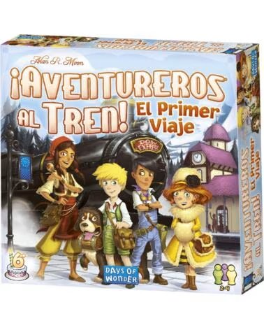 ASMODEE Juego de mesa aventureros al tren el primer viaje pegi 6
