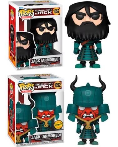 FUNKO pop animacion samurai jack jack con armadura opcion chase 49276