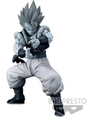 BANPRESTO Figura dragon ball super super saiyan blue gogeta tones blanco negro master stars piece