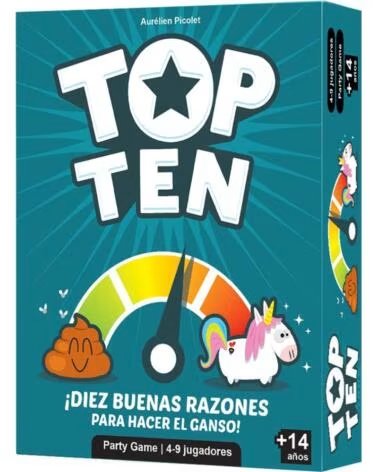 ASMODEE Juego de mesa top ten pegi 14