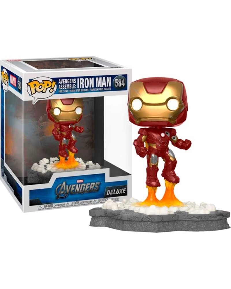 FUNKO pop deluxe marvel los vengadores iron man assemble 45610