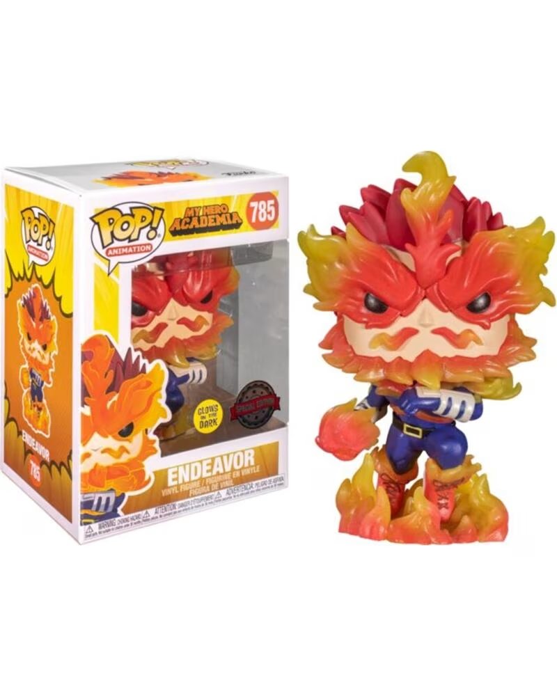 FUNKO pop my hero academia endeavor brillo en la oscuridad exclusivo 49672