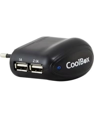 COOLBOX Cargador de pared 5v 2xusb