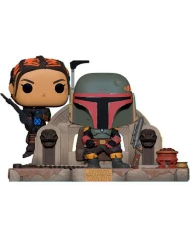 FUNKO pop moment star wars the mandalorian boba fett fennec shand 58391