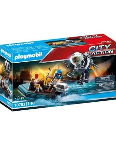 PLAYMOBIL policia mochila propulsora detencion del ladron del arte