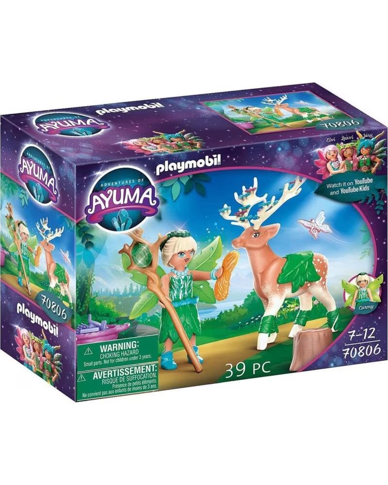 PLAYMOBIL ayuma forest fairy con animal del alma
