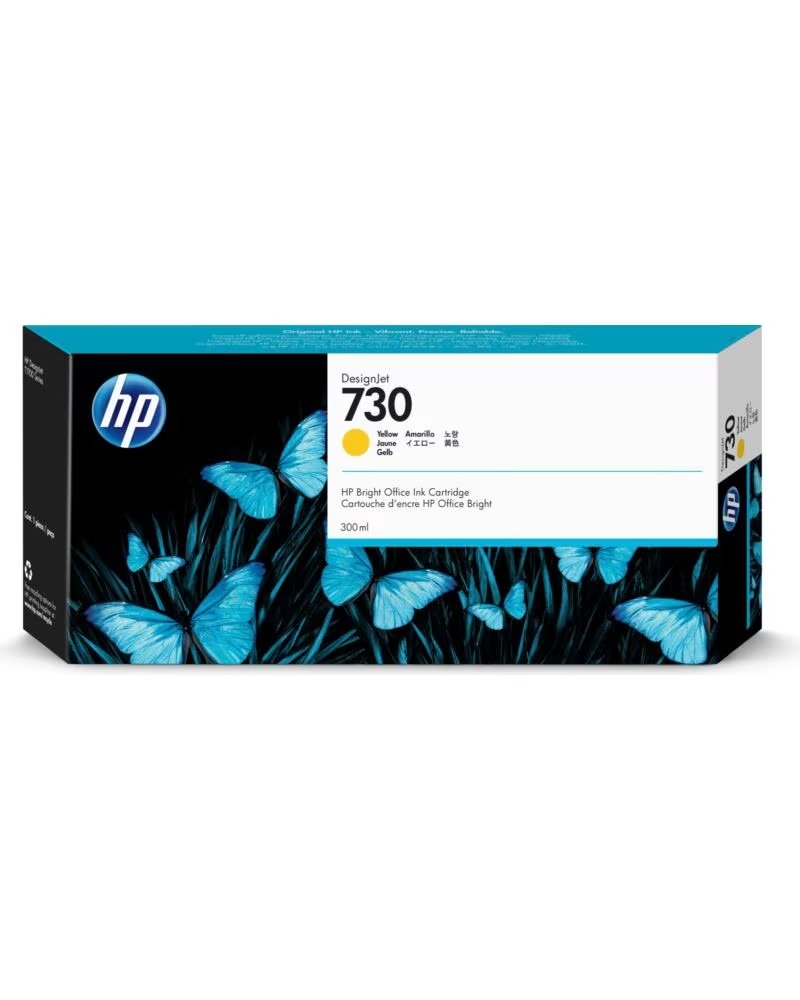 HP Cartucho tinta 730 amarillo 300ml