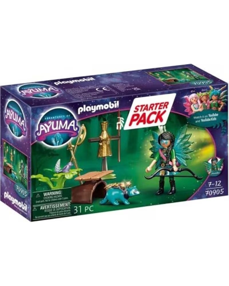 PLAYMOBIL starter pack knight fairy con mapache