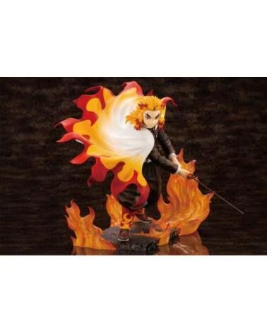 KOTOBUKIYA Figura demon slayer kimetsu no yaiba kyojuro rengoku bonus edition