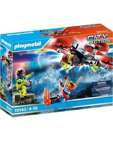 PLAYMOBIL Rescate maritimo buzo con dron de rescate