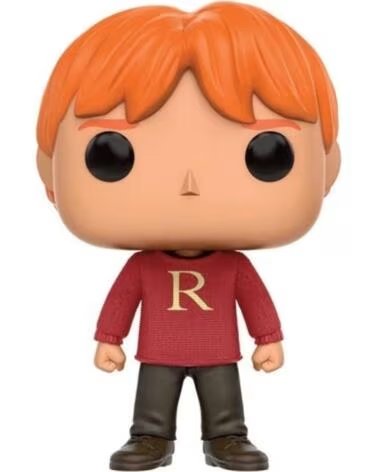 FUNKO pop harry potter ron weasley con jersey con letra r 10996