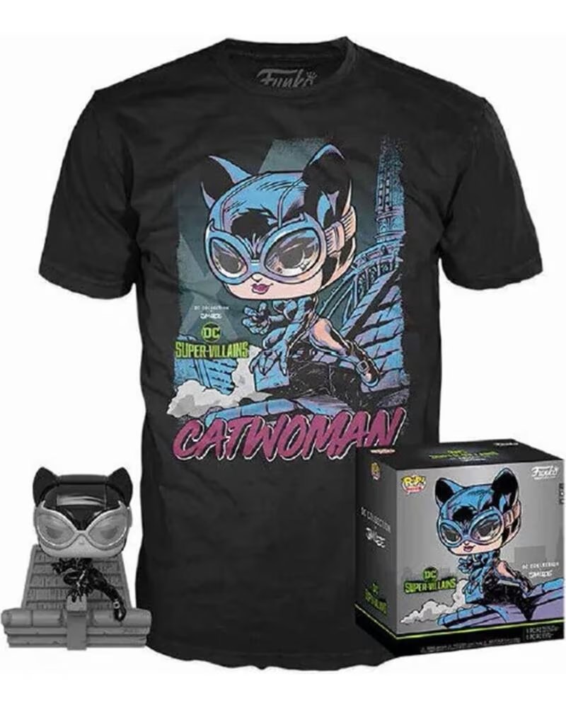 FUNKO Pop tee dc jim lee catwoman camiseta talla s