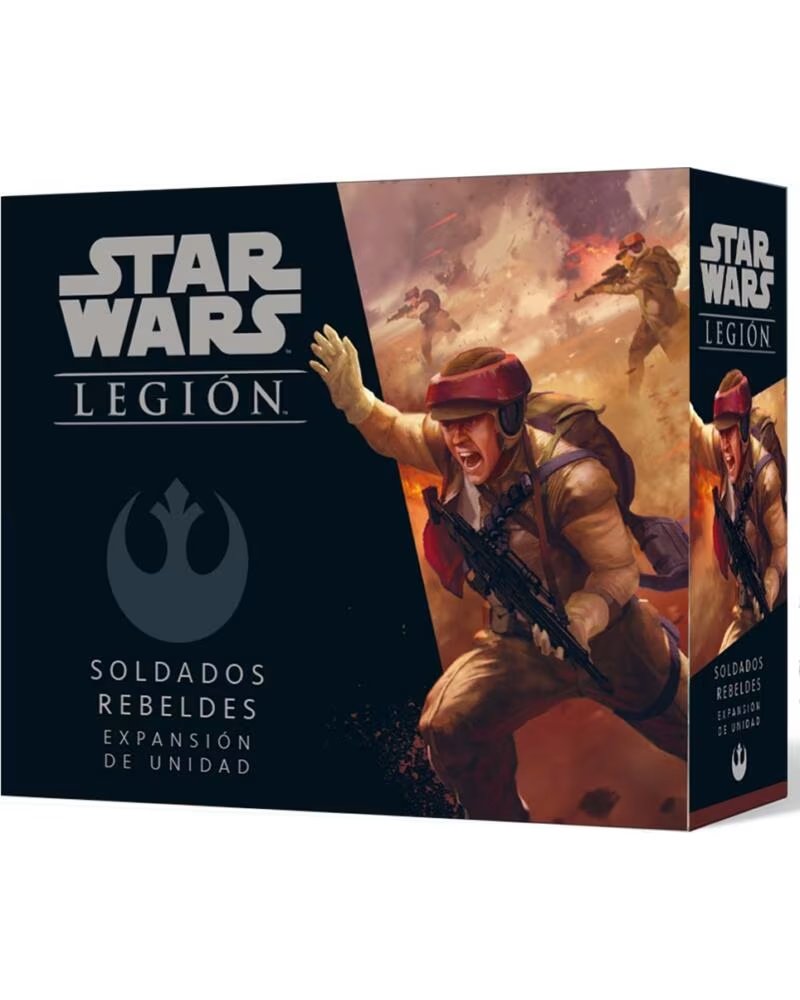 ASMODEE Juego de mesa star wars legion soldados rebeldes pegi 14