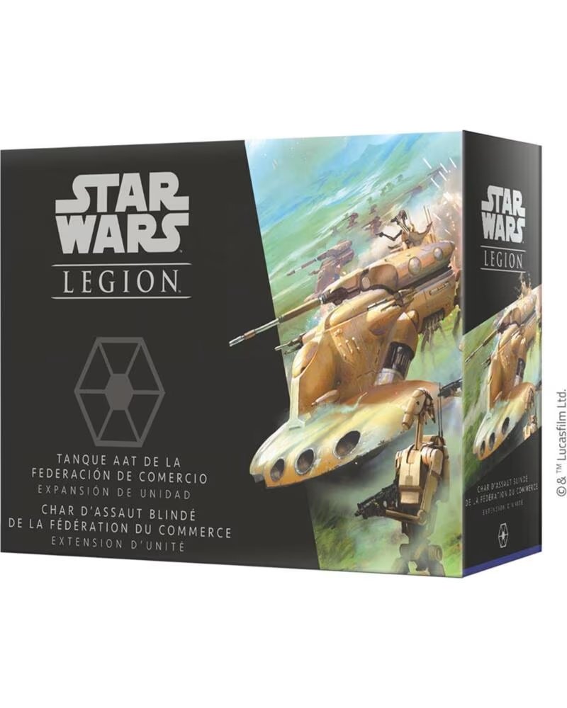 ASMODEE Juego de mesa star wars legion tanque aat de la federacion de comercio pegi 14