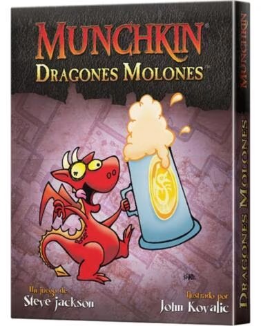 ASMODEE Juego de mesa munchkin dragones molones pegi 10
