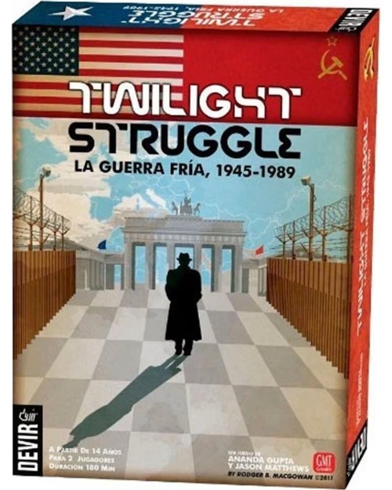 DEVIR Juego de mesa twilight struggle la guerra fria pegi 14