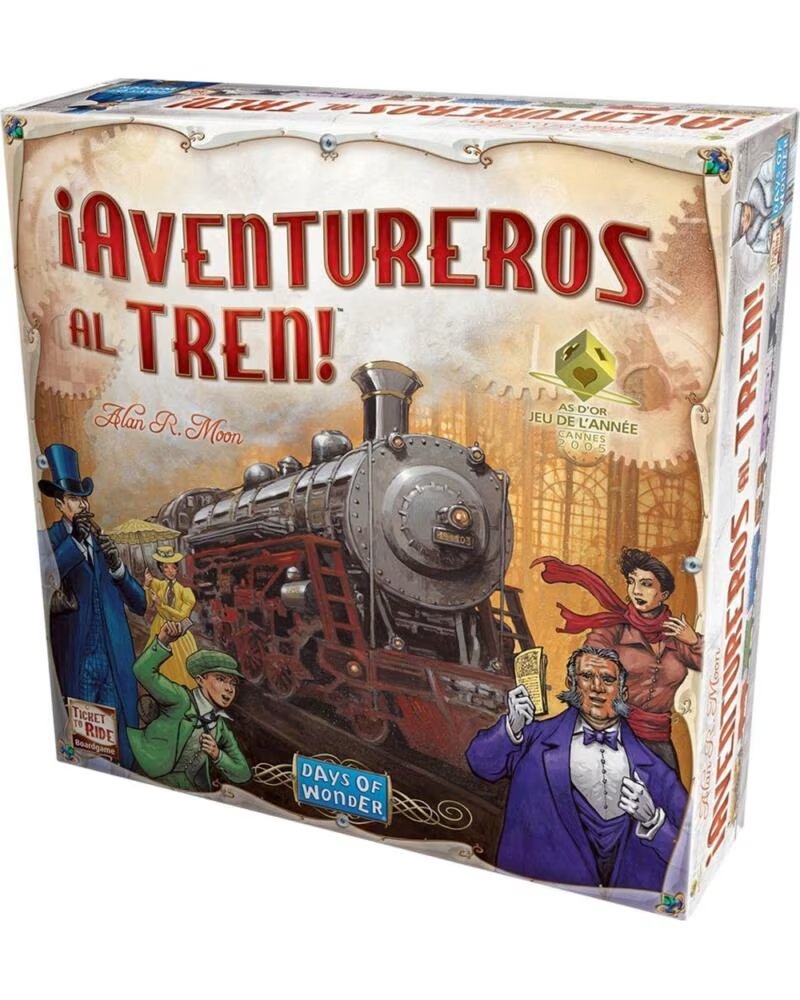 ASMODEE Juego de mesa aventureros al tren pegi 8