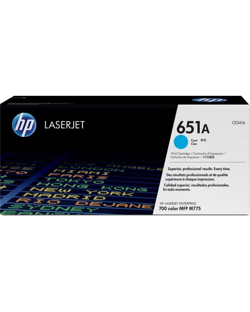 HP Toner 651a cian laserjet
