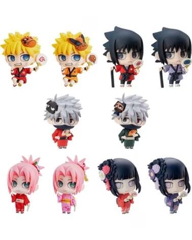 MEGAHOUSE Set figuras naruto shippuden petit chara land 10th anniversary
