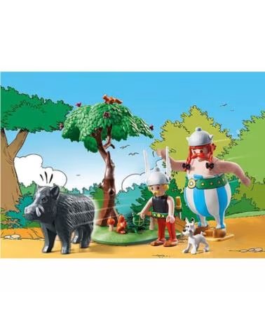 PLAYMOBIL asterix la caza del jabali
