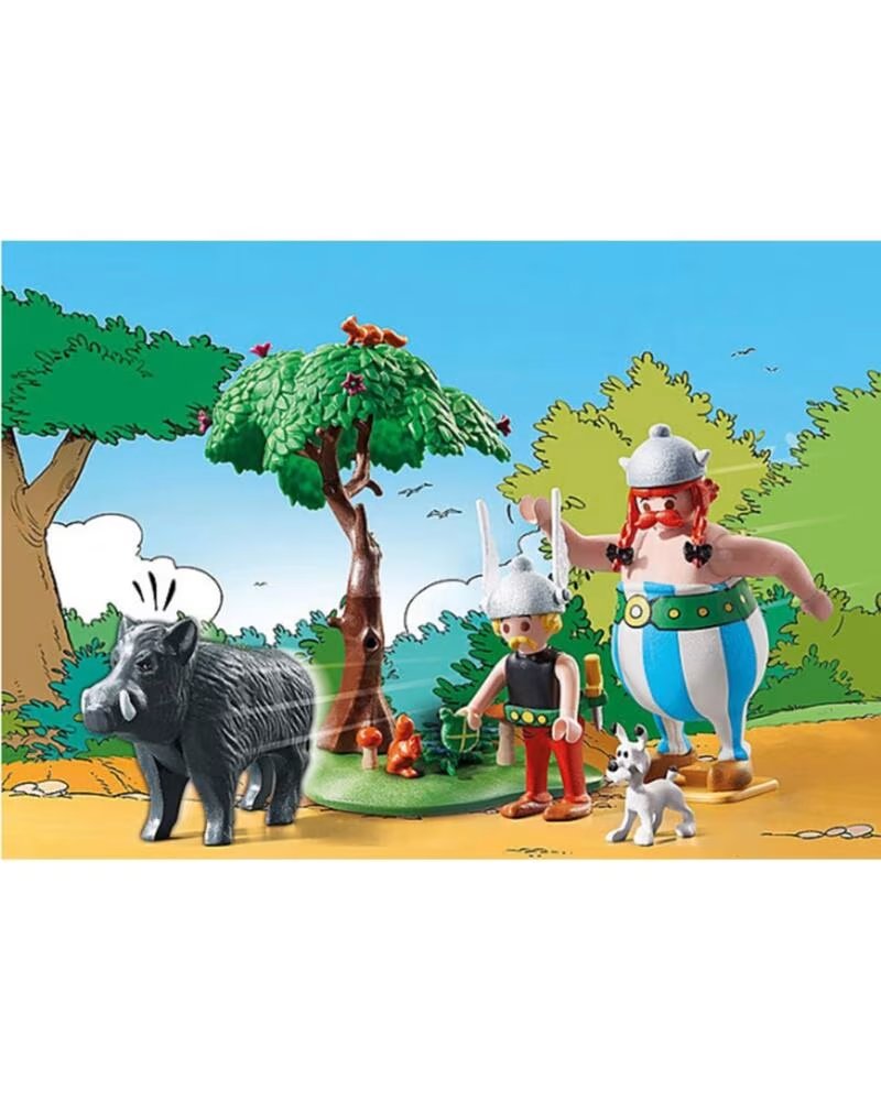 PLAYMOBIL asterix la caza del jabali