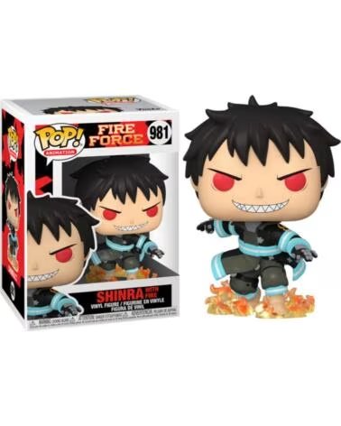 FUNKO pop animacion fire force shinra con fuego 56159